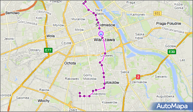 Rozkład jazdy autobusu 222 na przystanku Foksal 01. ZTM Warszawa na mapie Targeo