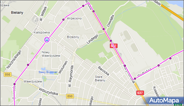 Rozkład jazdy autobusu 121 na przystanku Sokratesa 01. ZTM Warszawa na mapie Targeo