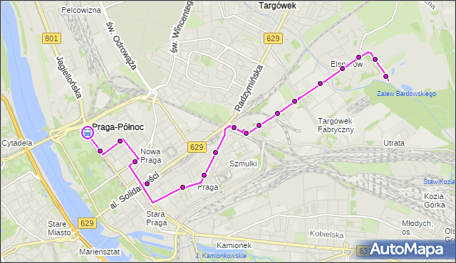 Rozkład jazdy autobusu 170 na przystanku rondo Starzyńskiego 10. ZTM Warszawa na mapie Targeo