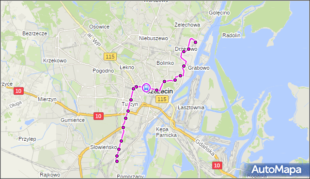 Rozkład jazdy tramwaju 11 na przystanku Plac Grunwaldzki 11. ZDiTM Szczecin na mapie Targeo