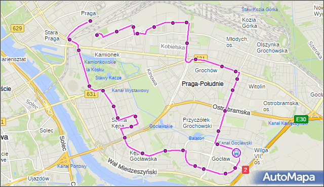 Rozkład jazdy autobusu 123 na przystanku os.Wilga 01. ZTM Warszawa na mapie Targeo