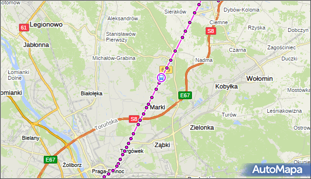 Rozkład jazdy autobusu 738 na przystanku Hallera 01. ZTM Warszawa na mapie Targeo