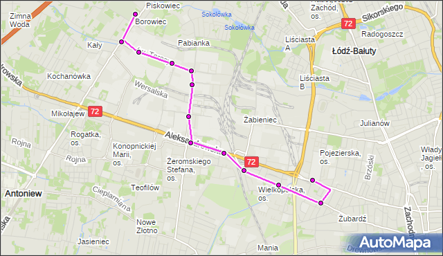 Rozkład jazdy autobusu 89 na przystanku Klonowa - Limanowskiego. MPKLodz na mapie Targeo