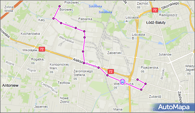 Rozkład jazdy autobusu 89 na przystanku Wielkopolska - Pułaskiego. MPKLodz na mapie Targeo