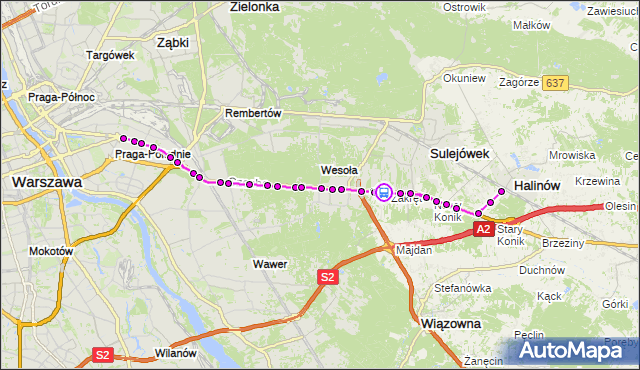 Rozkład jazdy autobusu 704 na przystanku Rataja 02. ZTM Warszawa na mapie Targeo