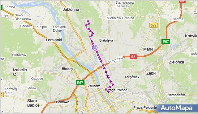 Rozkład jazdy autobusu 176 na przystanku Marcelin 02. ZTM Warszawa na mapie Targeo