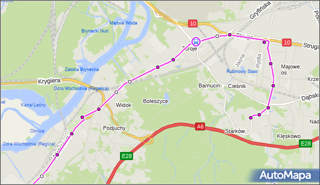 Rozkład jazdy autobusu 66 na przystanku Rondo Ułanów Podolskich 21. ZDiTM Szczecin na mapie Targeo