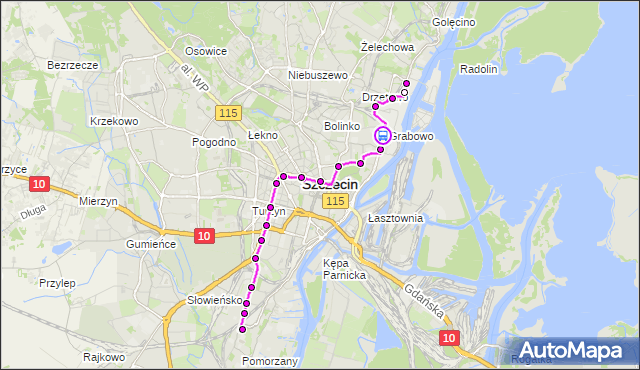 Rozkład jazdy tramwaju 11 na przystanku Antosiewicza 11. ZDiTM Szczecin na mapie Targeo