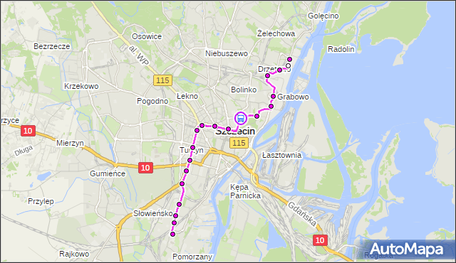 Rozkład jazdy tramwaju 11 na przystanku Matejki 32. ZDiTM Szczecin na mapie Targeo