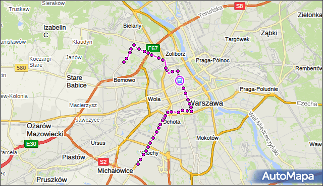 Rozkład jazdy tramwaju 35 na przystanku Metro Ratusz-Arsenał 04. ZTM Warszawa na mapie Targeo