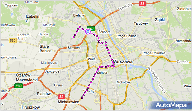Rozkład jazdy tramwaju 35 na przystanku Park Olszyna 04. ZTM Warszawa na mapie Targeo