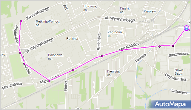 Rozkład jazdy autobusu 68 na przystanku Nowe Sady - zajezdnia MPK NŻ. MPKLodz na mapie Targeo