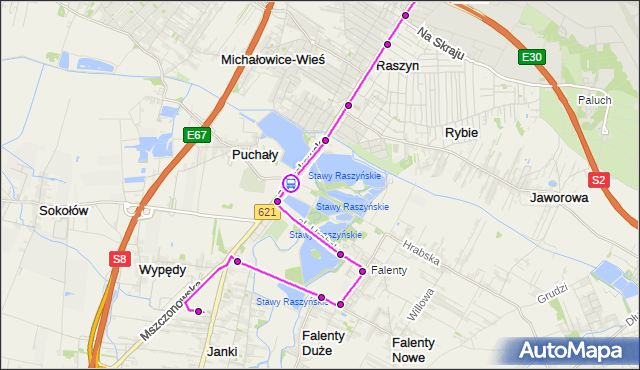 Rozkład jazdy autobusu 706 na przystanku Puchały 01. ZTM Warszawa na mapie Targeo
