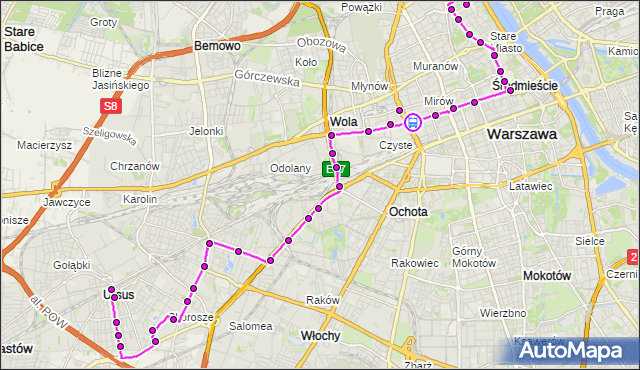 Rozkład jazdy autobusu 178 na przystanku rondo Daszyńskiego 01. ZTM Warszawa na mapie Targeo