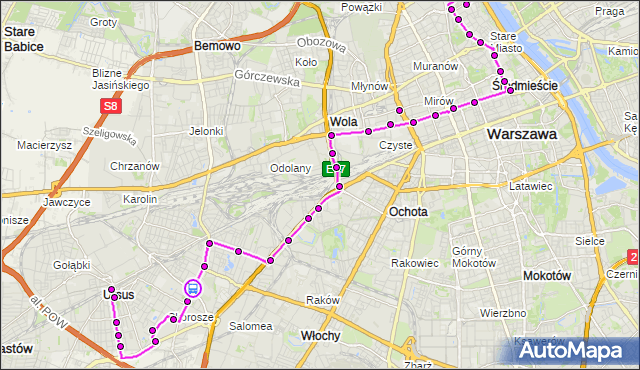 Rozkład jazdy autobusu 178 na przystanku Zapustna 01. ZTM Warszawa na mapie Targeo