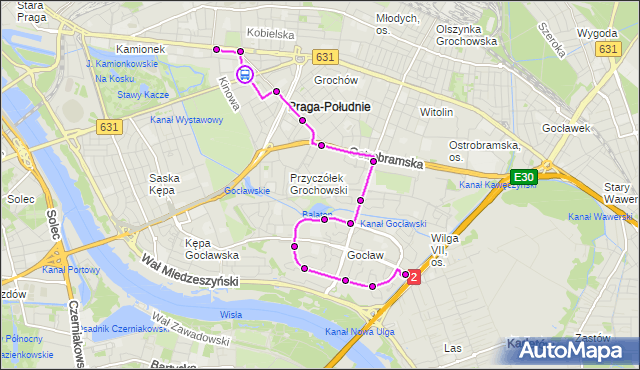 Rozkład jazdy autobusu 311 na przystanku Zbaraska 01. ZTM Warszawa na mapie Targeo