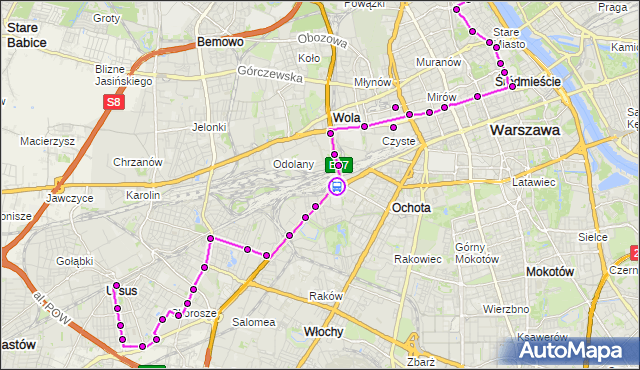 Rozkład jazdy autobusu 178 na przystanku rondo Zesłańców Syberyjskich 02. ZTM Warszawa na mapie Targeo