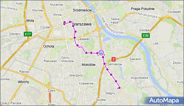 Rozkład jazdy autobusu 131 na przystanku Sielce 04. ZTM Warszawa na mapie Targeo