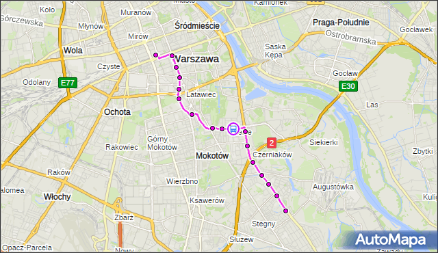 Rozkład jazdy autobusu 131 na przystanku Iwicka 01. ZTM Warszawa na mapie Targeo
