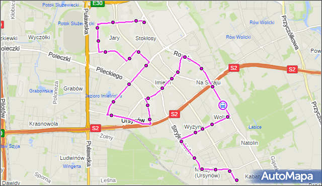 Rozkład jazdy autobusu 179 na przystanku Mandarynki 01. ZTM Warszawa na mapie Targeo