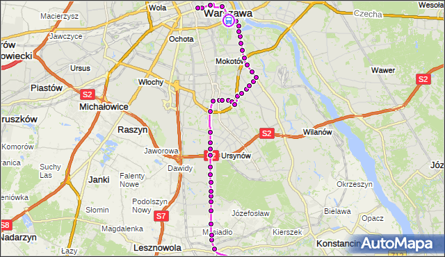 Rozkład jazdy autobusu N83 na przystanku Rozbrat 06. ZTM Warszawa na mapie Targeo