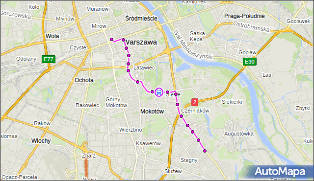 Rozkład jazdy autobusu 131 na przystanku Stępińska 01. ZTM Warszawa na mapie Targeo