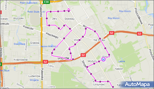 Rozkład jazdy autobusu 179 na przystanku Lanciego 01. ZTM Warszawa na mapie Targeo