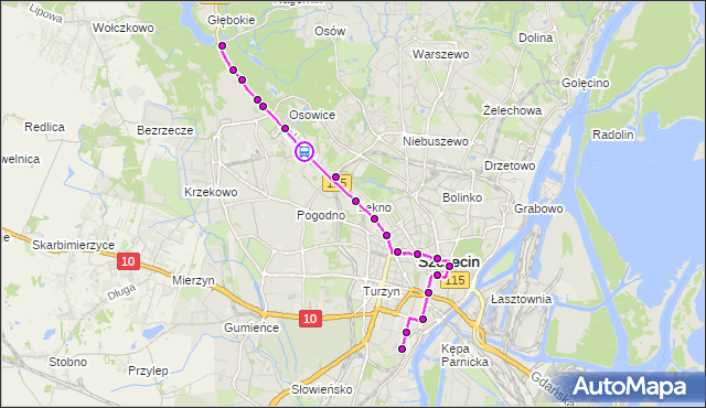 Rozkład jazdy tramwaju 1 na przystanku Unii Lubelskiej 11. ZDiTM Szczecin na mapie Targeo