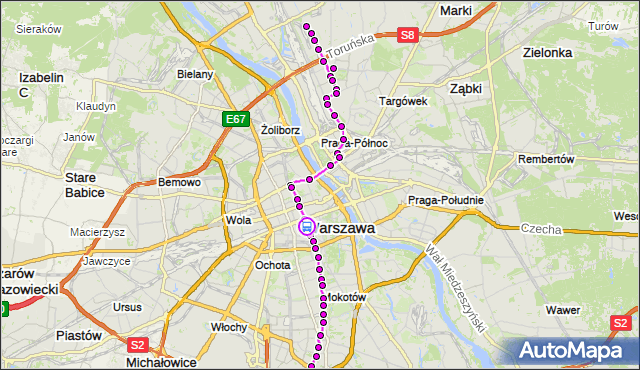 Rozkład jazdy tramwaju 4 na przystanku Hoża 03. ZTM Warszawa na mapie Targeo