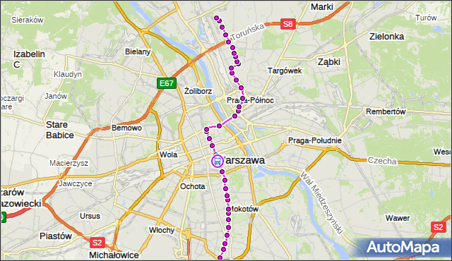 Rozkład jazdy tramwaju 4 na przystanku Hoża 04. ZTM Warszawa na mapie Targeo
