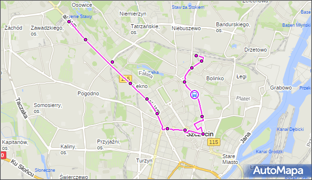 Rozkład jazdy tramwaju 2 na przystanku Lubomirskiego 12. ZDiTM Szczecin na mapie Targeo