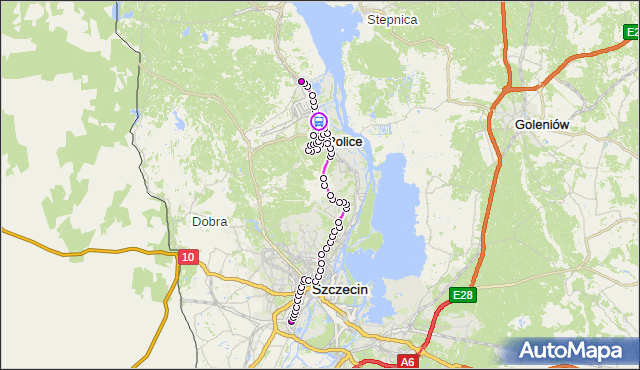 Rozkład jazdy autobusu 524 na przystanku Police Kamienna nż 12. ZDiTM Szczecin na mapie Targeo