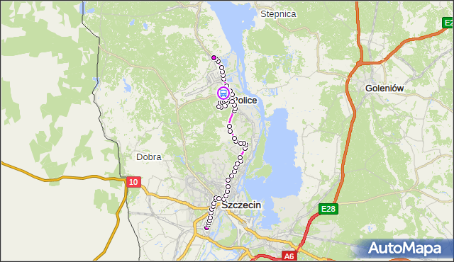 Rozkład jazdy autobusu 524 na przystanku Police Zajezdnia 11. ZDiTM Szczecin na mapie Targeo