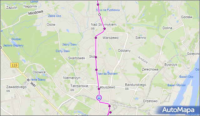 Rozkład jazdy autobusu 87 na przystanku Krasińskiego (wiadukt) 12. ZDiTM Szczecin na mapie Targeo