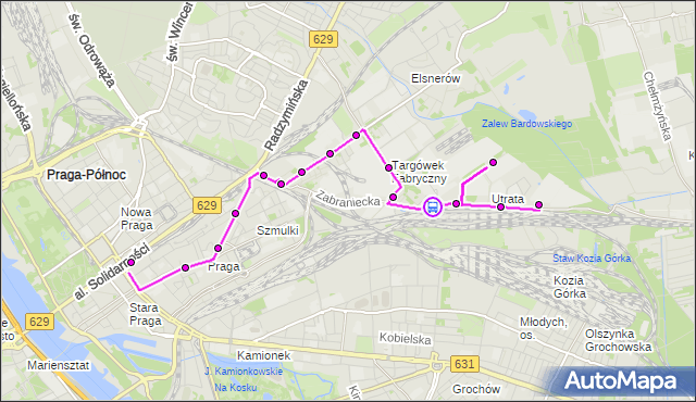 Rozkład jazdy autobusu 338 na przystanku Matuszewska 01. ZTM Warszawa na mapie Targeo