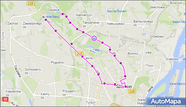 Rozkład jazdy tramwaju 3 na przystanku Niemierzyńska Technopark 11. ZDiTM Szczecin na mapie Targeo