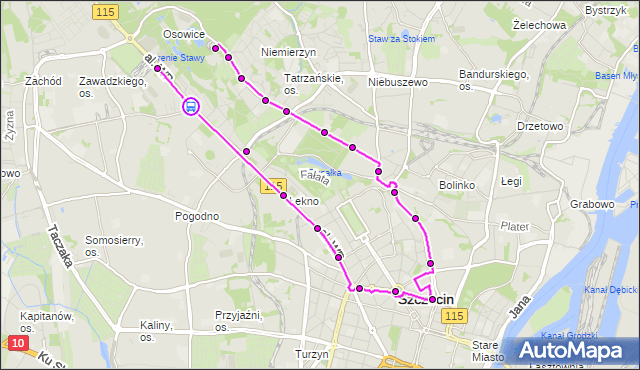 Rozkład jazdy tramwaju 3 na przystanku Unii Lubelskiej 11. ZDiTM Szczecin na mapie Targeo