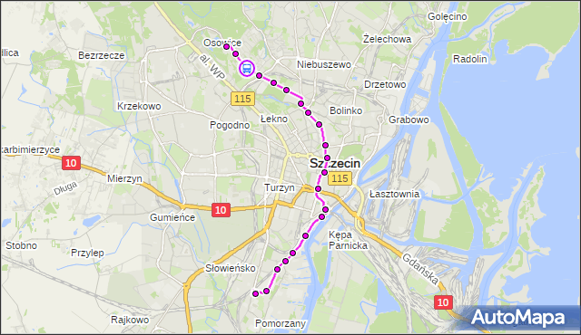 Rozkład jazdy tramwaju 3 na przystanku Arkońska Szpital 12. ZDiTM Szczecin na mapie Targeo