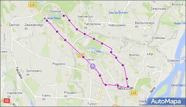 Rozkład jazdy tramwaju 3 na przystanku Piotra Skargi 22. ZDiTM Szczecin na mapie Targeo