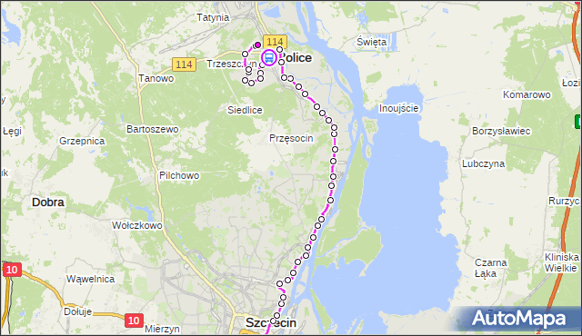 Rozkład jazdy autobusu 526 na przystanku Police Dworzec 11. ZDiTM Szczecin na mapie Targeo