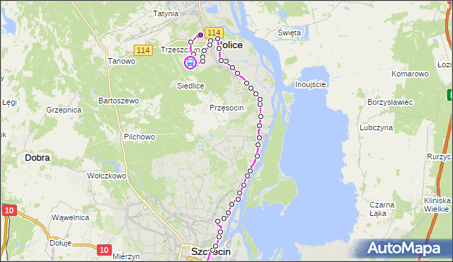 Rozkład jazdy autobusu 526 na przystanku Police Osiedle Chemik 31. ZDiTM Szczecin na mapie Targeo