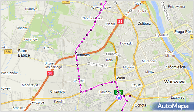 Rozkład jazdy autobusu 184 na przystanku rondo Zesłańców Syberyjskich 06. ZTM Warszawa na mapie Targeo