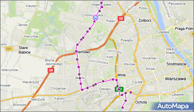 Rozkład jazdy autobusu 184 na przystanku Conrada 01. ZTM Warszawa na mapie Targeo