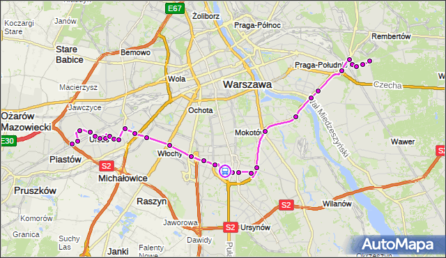 Rozkład jazdy autobusu 401 na przystanku Bełdan 01. ZTM Warszawa na mapie Targeo