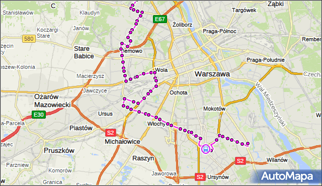 Rozkład jazdy autobusu N01 na przystanku Koncertowa 01. ZTM Warszawa na mapie Targeo