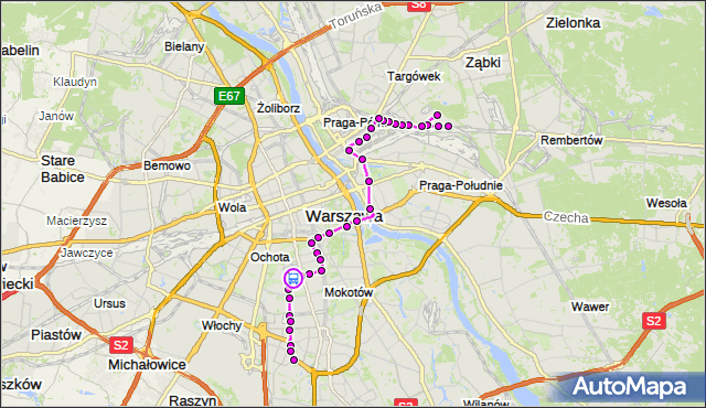 Rozkład jazdy autobusu 138 na przystanku Łowicka 02. ZTM Warszawa na mapie Targeo