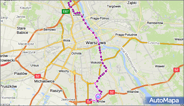 Rozkład jazdy autobusu 185 na przystanku Miklaszewskiego 04. ZTM Warszawa na mapie Targeo