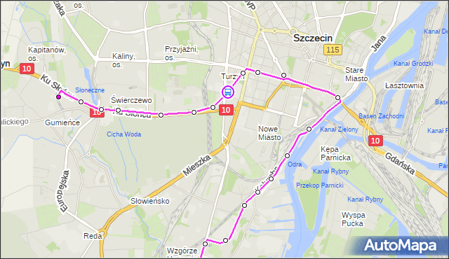 Rozkład jazdy autobusu 528 na przystanku Sikorskiego 11. ZDiTM Szczecin na mapie Targeo