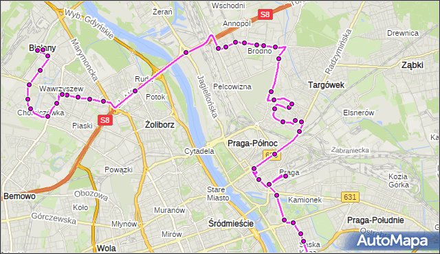 Rozkład jazdy autobusu N02 na przystanku Bora-Komorowskiego 02. ZTM Warszawa na mapie Targeo