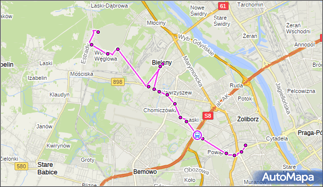 Rozkład jazdy autobusu 409 na przystanku gen.Maczka 01. ZTM Warszawa na mapie Targeo